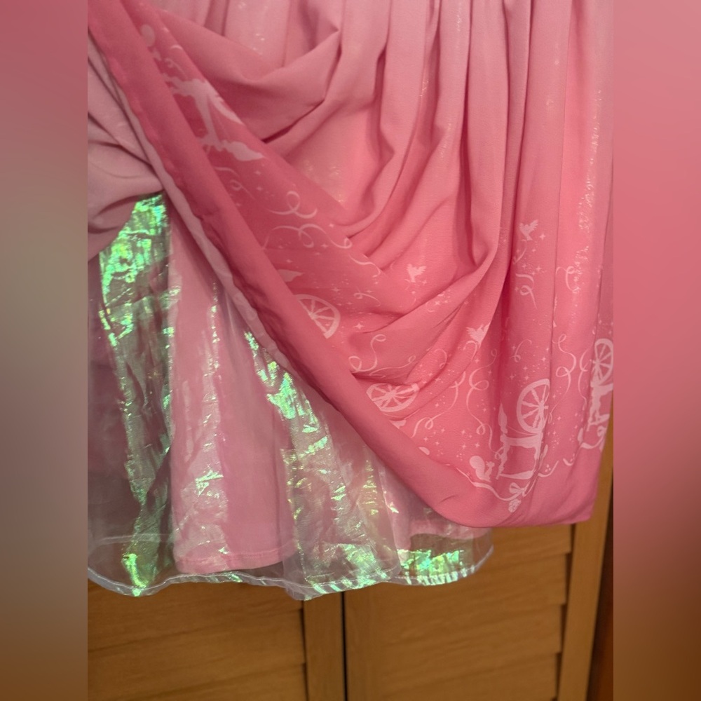 Disney Her Universe Sleeping Beauty Aurora Princess Cold Shoulder Dress Small - Picture 4 of 6